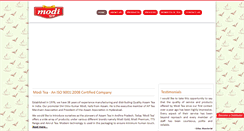 Desktop Screenshot of moditea.com